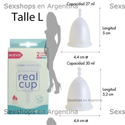 Kit de copas menstruales Large